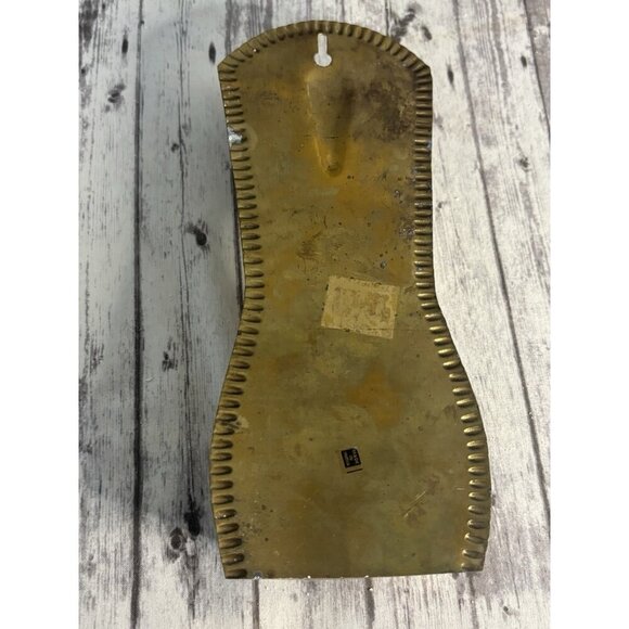 Vintage Brass Ornate Decorative Pineapple Wall Pocket Sconce Vintage Brass - Picture 5 of 12